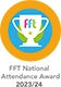 FFT National Attendance Award 2023/24 FFT National Attendance Award 2023/24 logo